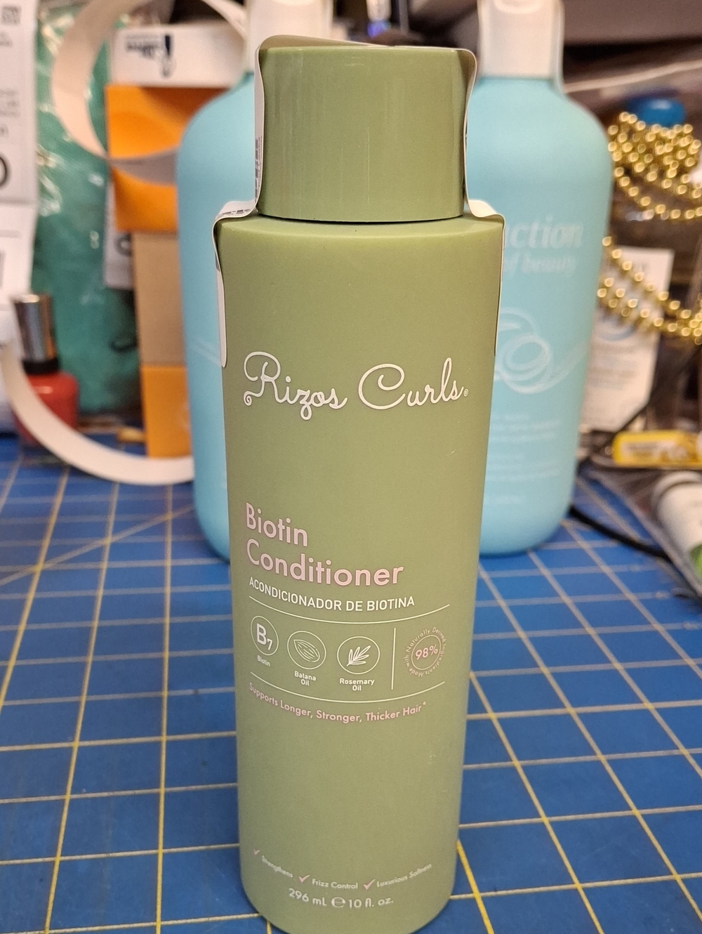 Rizos Curls Biotin Conditioner 296ml New